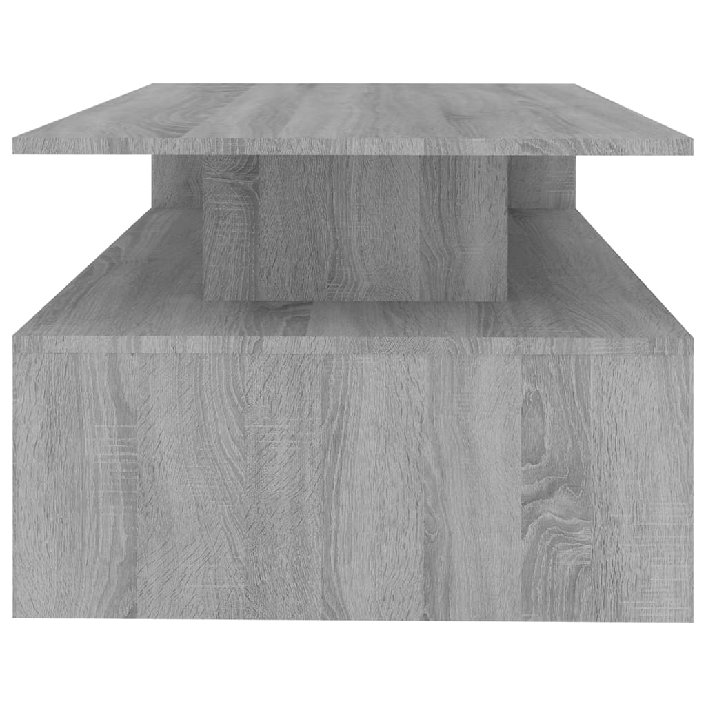 vidaXL Sohvapöytä harmaa Sonoma 90x60x42,5 cm tekninen puu