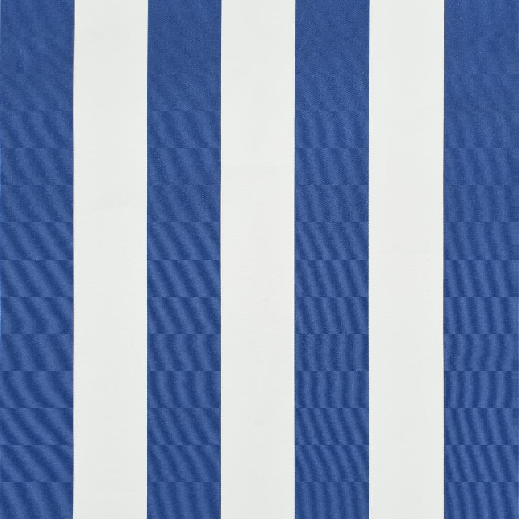 vidaXL Bistromarkiisi 350x120 cm sininen ja valkoinen
