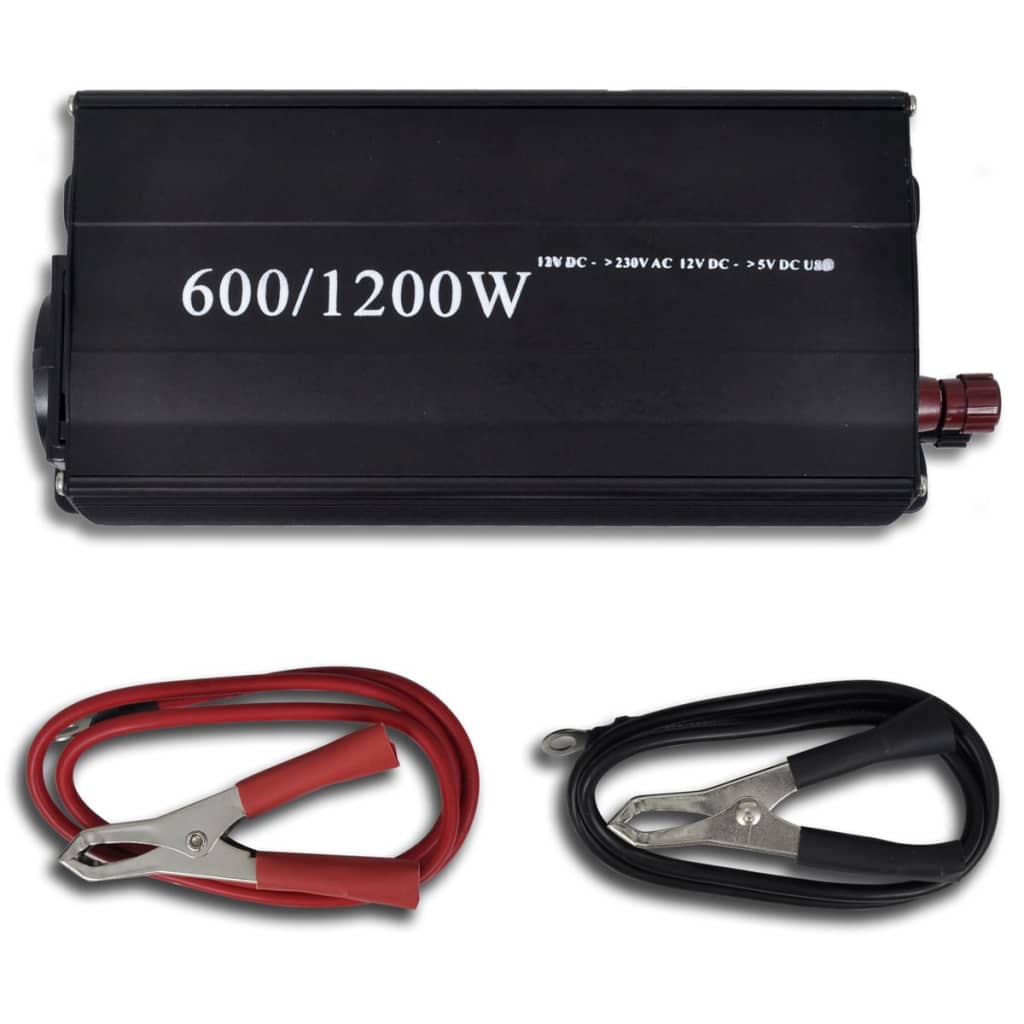 Virtamuunnin 600-1200 W USB:llä