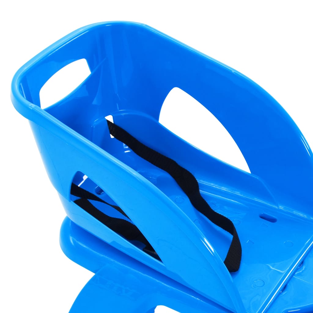 vidaXL Rattikelkka istuimella sininen 102,5x40x23 cm polypropeeni