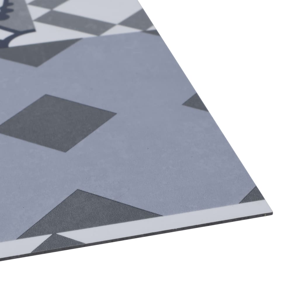 vidaXL PVC-lattialankku itseliimautuva 5,11 m² värillinen kuvio