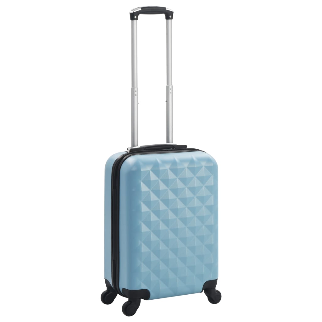 vidaXL Kovapintainen matkalaukku sininen ABS