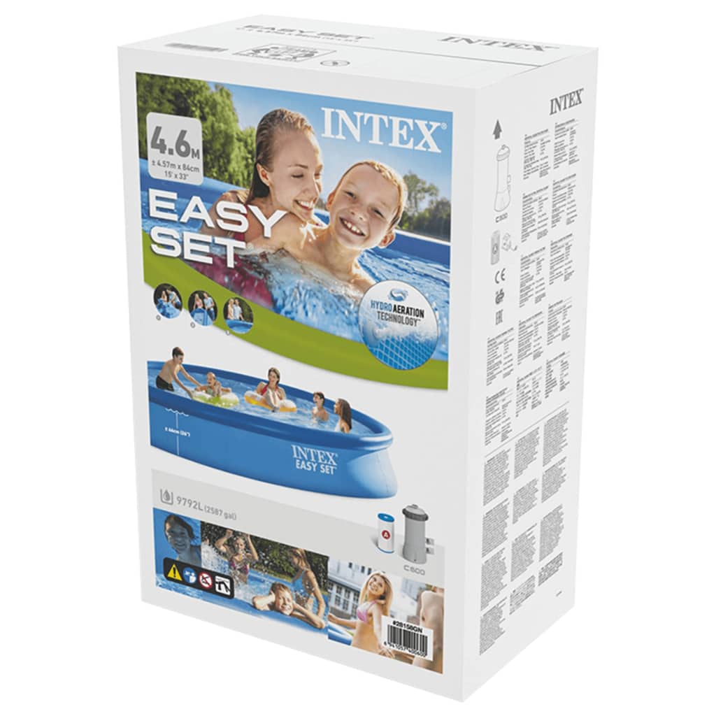 Intex Uima-allas Easy Set suodatinjärjestelmällä 457x84 cm