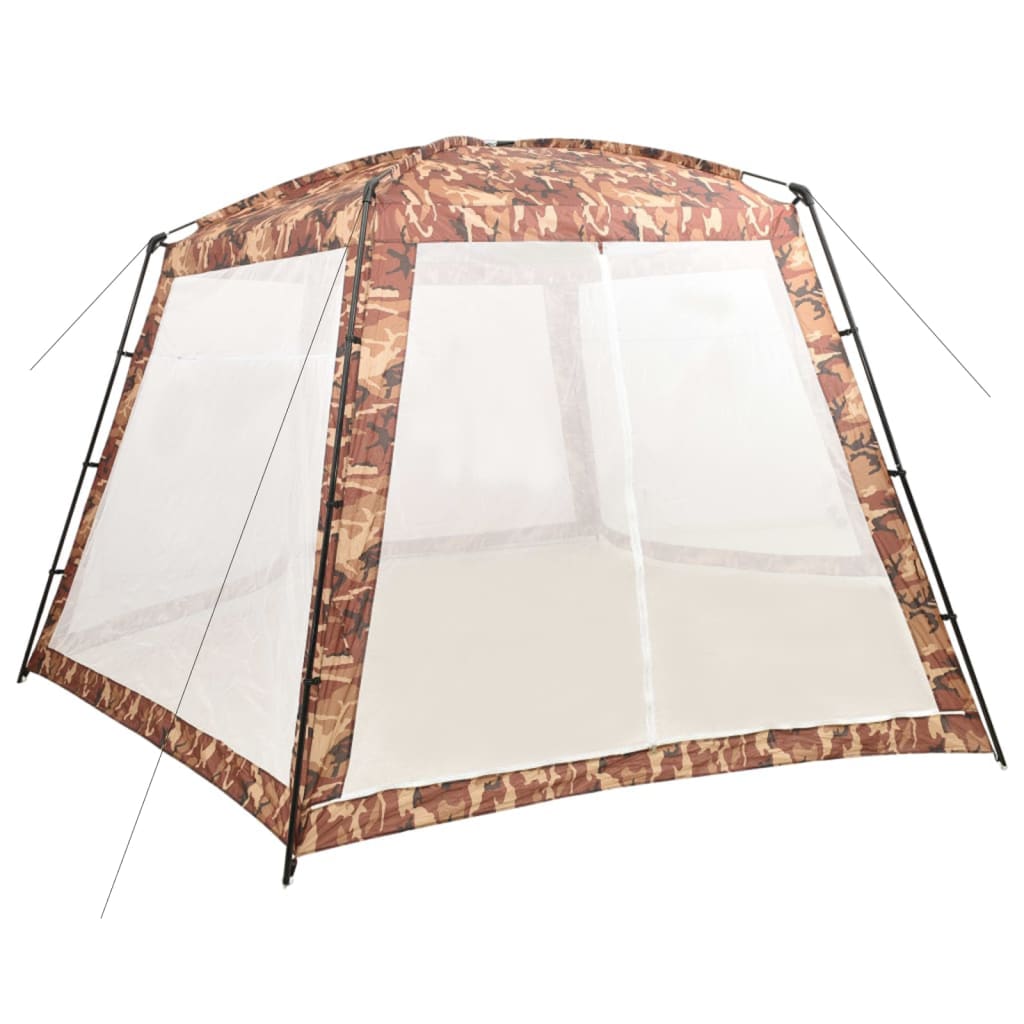 vidaXL Uima-altaan teltta kangas 590x520x250 cm maastokuvio