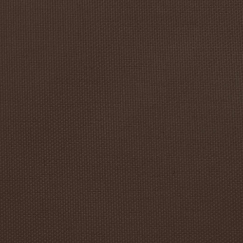 vidaXL Aurinkopurje Oxford-kangas puolisuunnikas 3/5x4 m ruskea