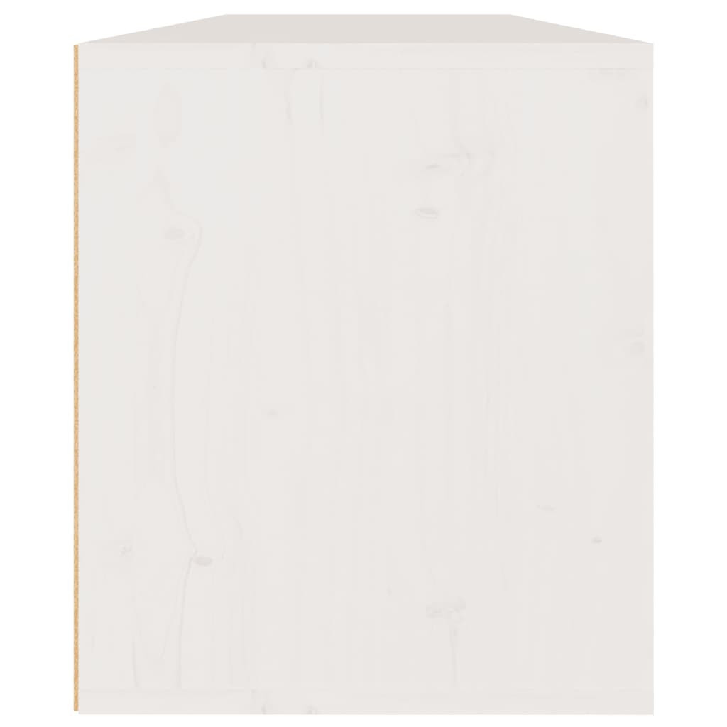 vidaXL Seinäkaapit 2 kpl valkoinen 60x30x35 cm täysi mänty