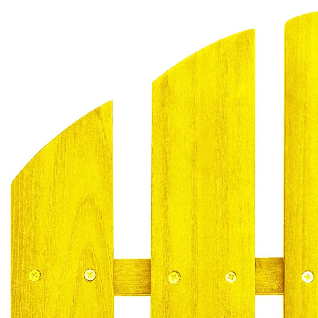 vidaXL 2-istuttava Adirondack-puutarhatuoli kuusi keltainen