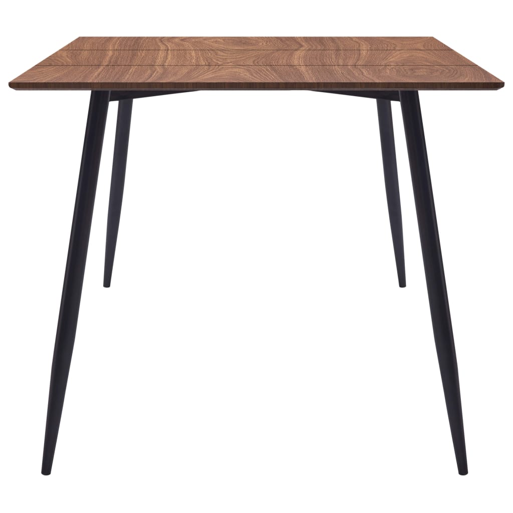 vidaXL Ruokapöytä ruskea 180x90x75 cm MDF