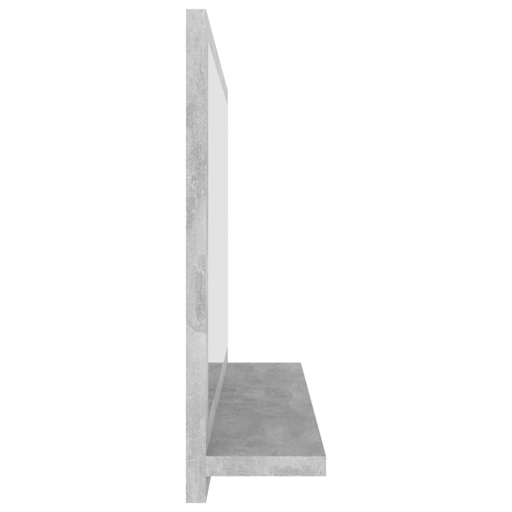 vidaXL Kylpyhuonepeili betoninharmaa 60x10,5x37 cm lastulevy