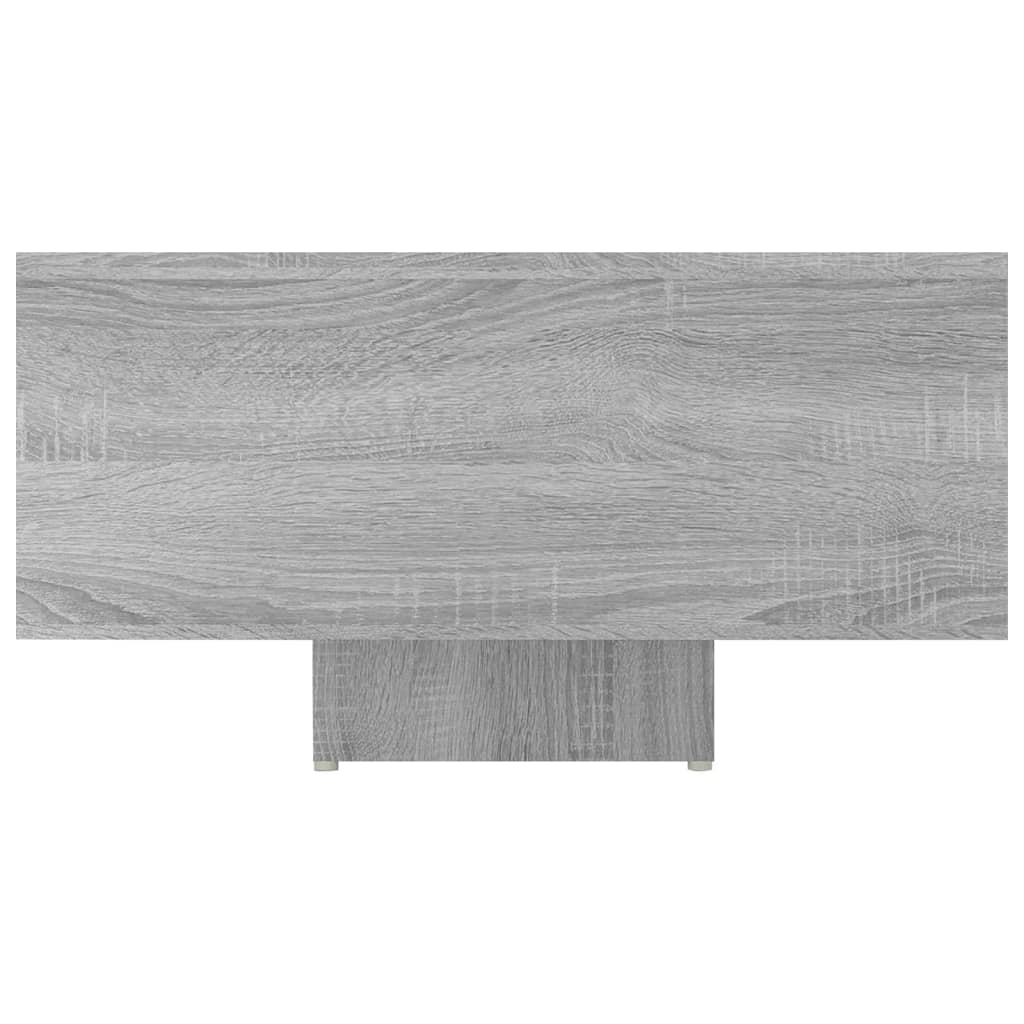 vidaXL Sohvapöytä harmaa Sonoma 85x55x31 cm tekninen puu