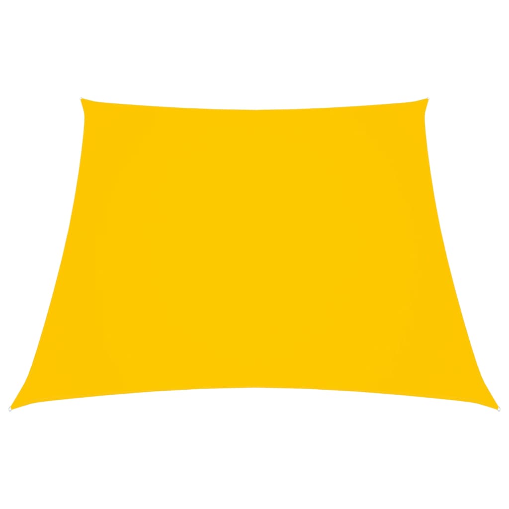 vidaXL Aurinkopurje Oxford-kangas puolisuunnikas 2/4x3 m keltainen