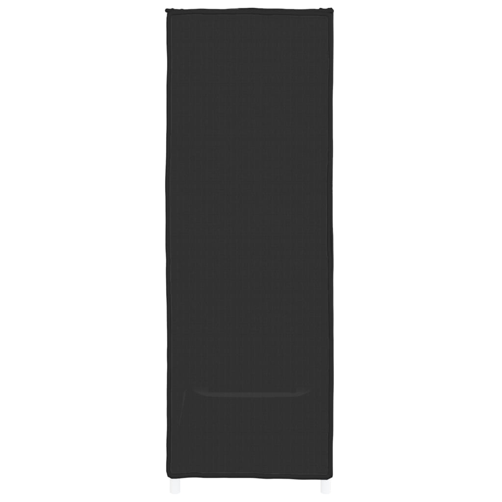 vidaXL Kenkäkaappi musta 60x28x90 cm kangas