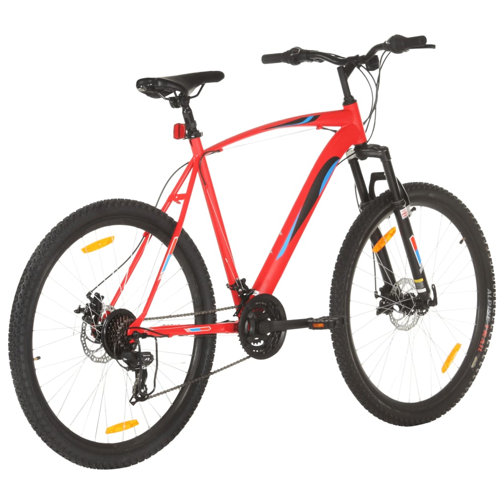 vidaXL Maastopyörä 21 vaihdetta 29" renkaat 58 cm runko punainen