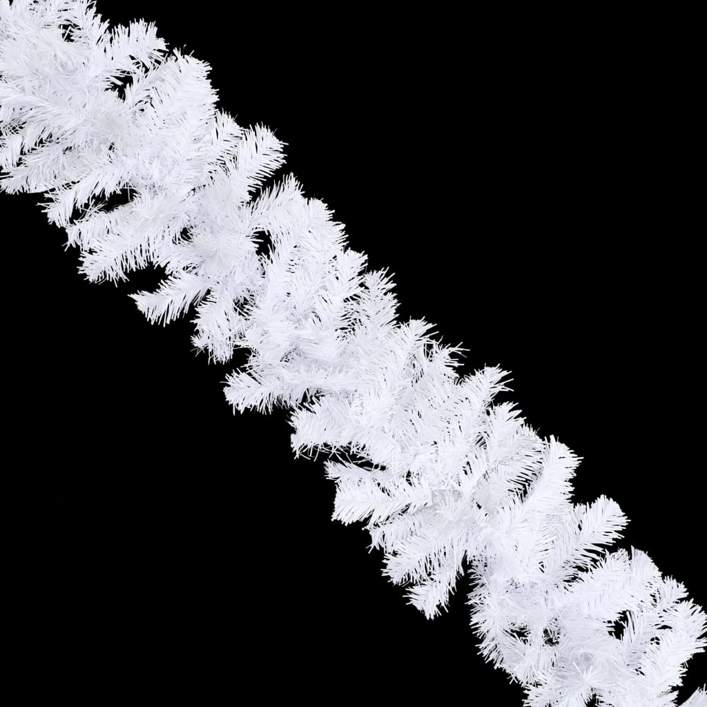 vidaXL Jouluköynnökset 4 kpl valkoinen 270 cm PVC