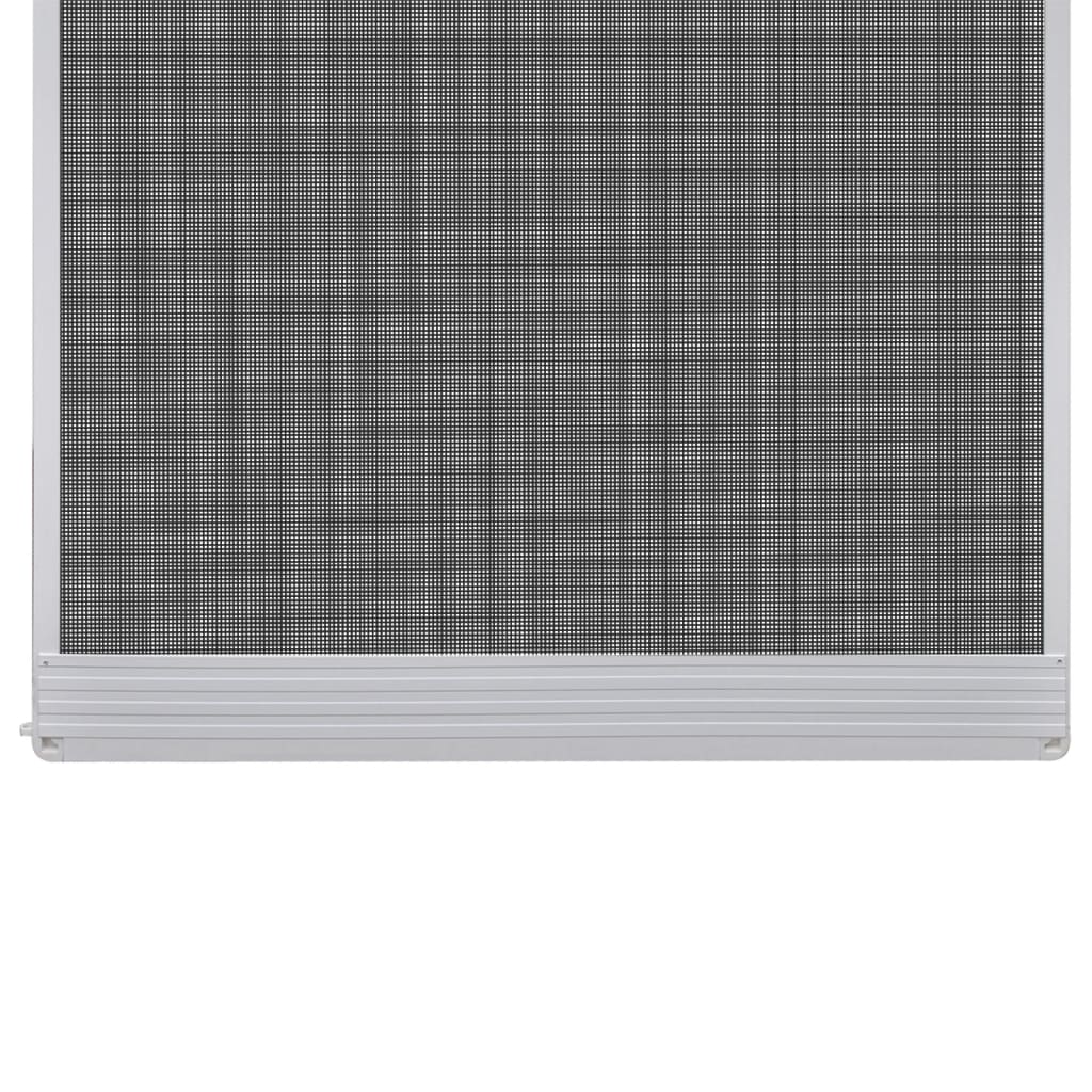 vidaXL Saranoitu valkoinen hyönteisverkko oviin 120 x 240 cm