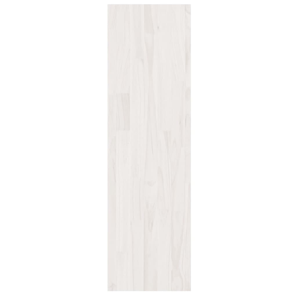 vidaXL Kirjahylly/tilanjakaja valkoinen 40x30x103,5 cm täysi mänty