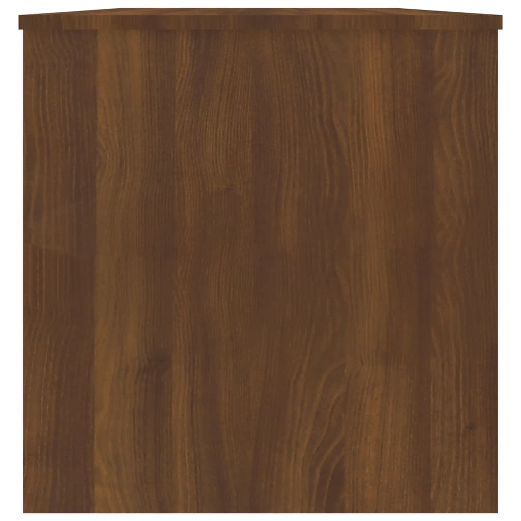 vidaXL Sohvapöytä ruskea tammi 102x50x52,5 cm tekninen puu