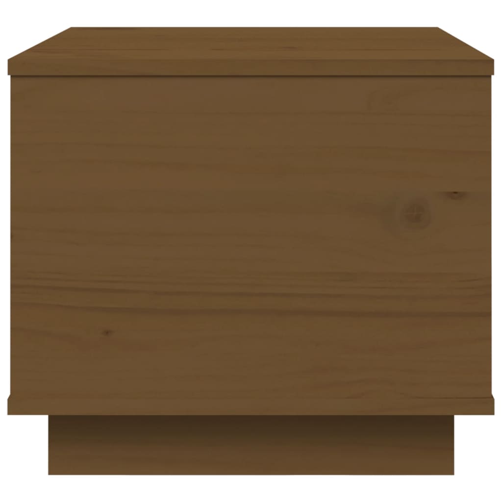 vidaXL Sohvapöytä hunajanruskea 40x50x35 cm täysi mänty