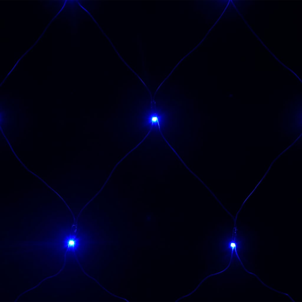 vidaXL Jouluvaloverkko sininen 3x3 m 306 LED-valoa ulos/sisälle