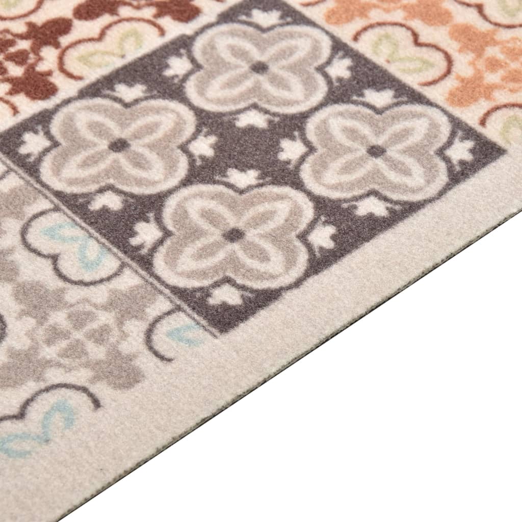 vidaXL Keittiön matto pestävä mosaiikki väri 45x150 cm