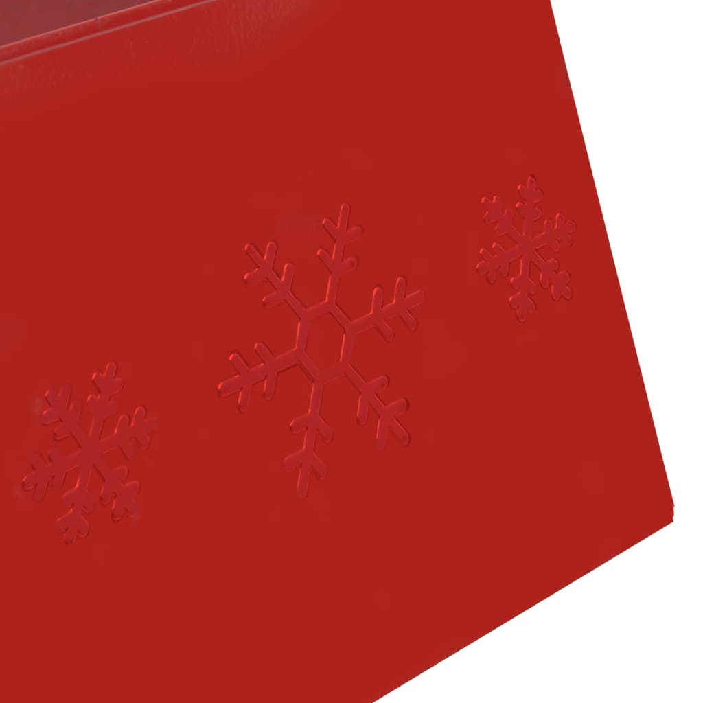 vidaXL Joulukuusen helma punainen Ø68x25 cm