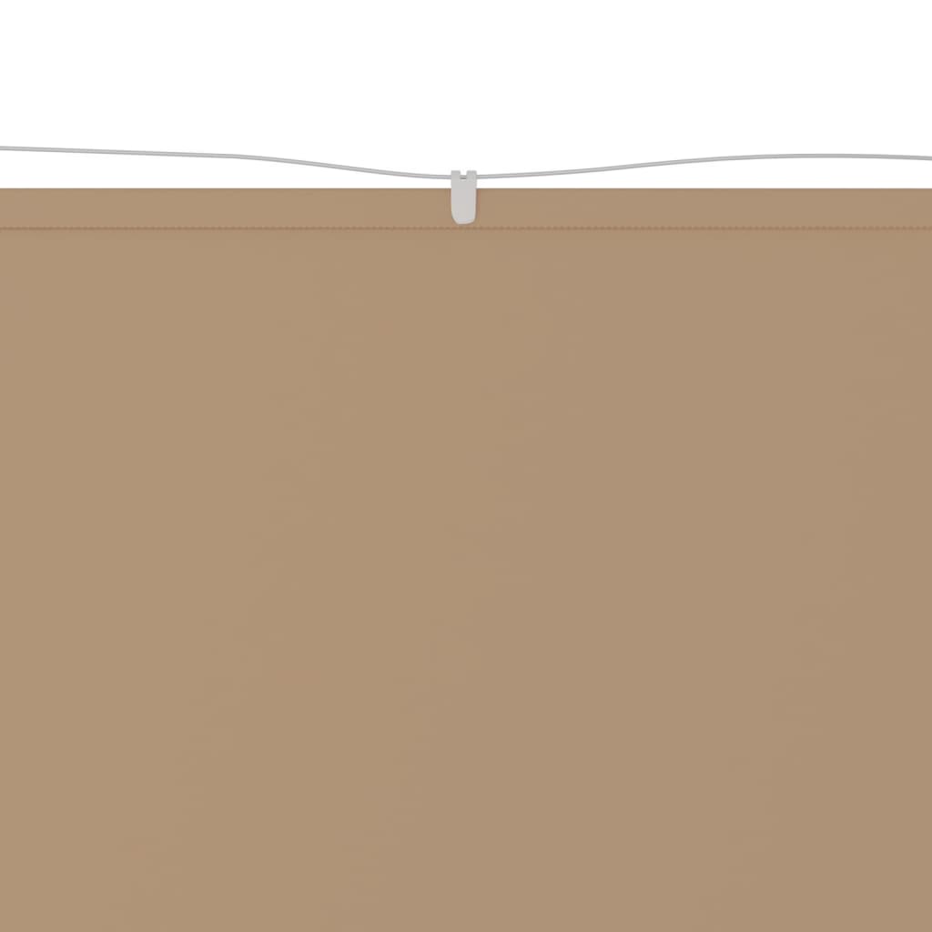 vidaXL Pystymarkiisi harmaanruskea 60x420 cm Oxford kangas