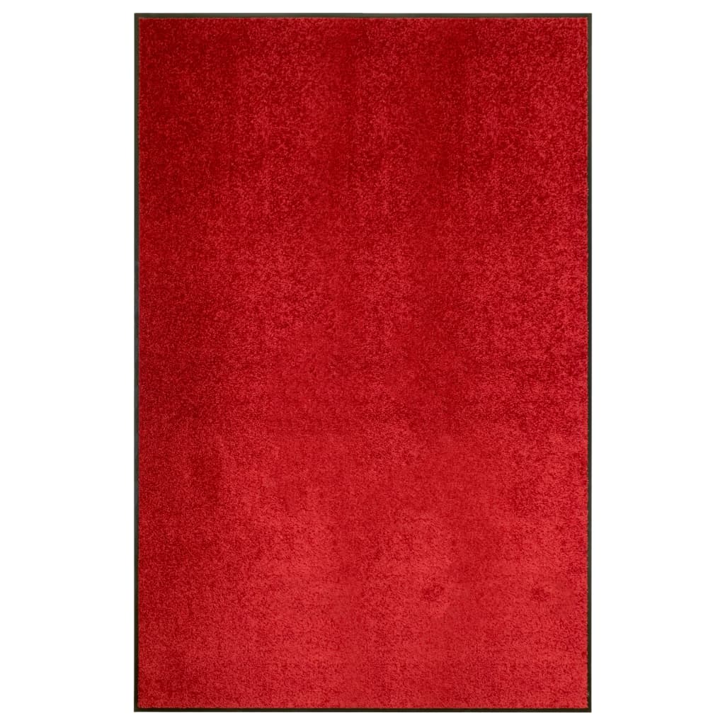 vidaXL Ovimatto pestävä punainen 120x180 cm