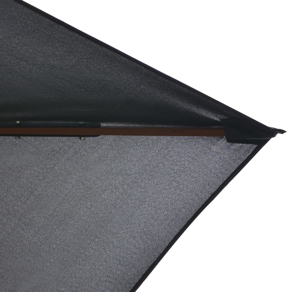 vidaXL Aurinkovarjo puurunko 200x300 cm antrasiitti