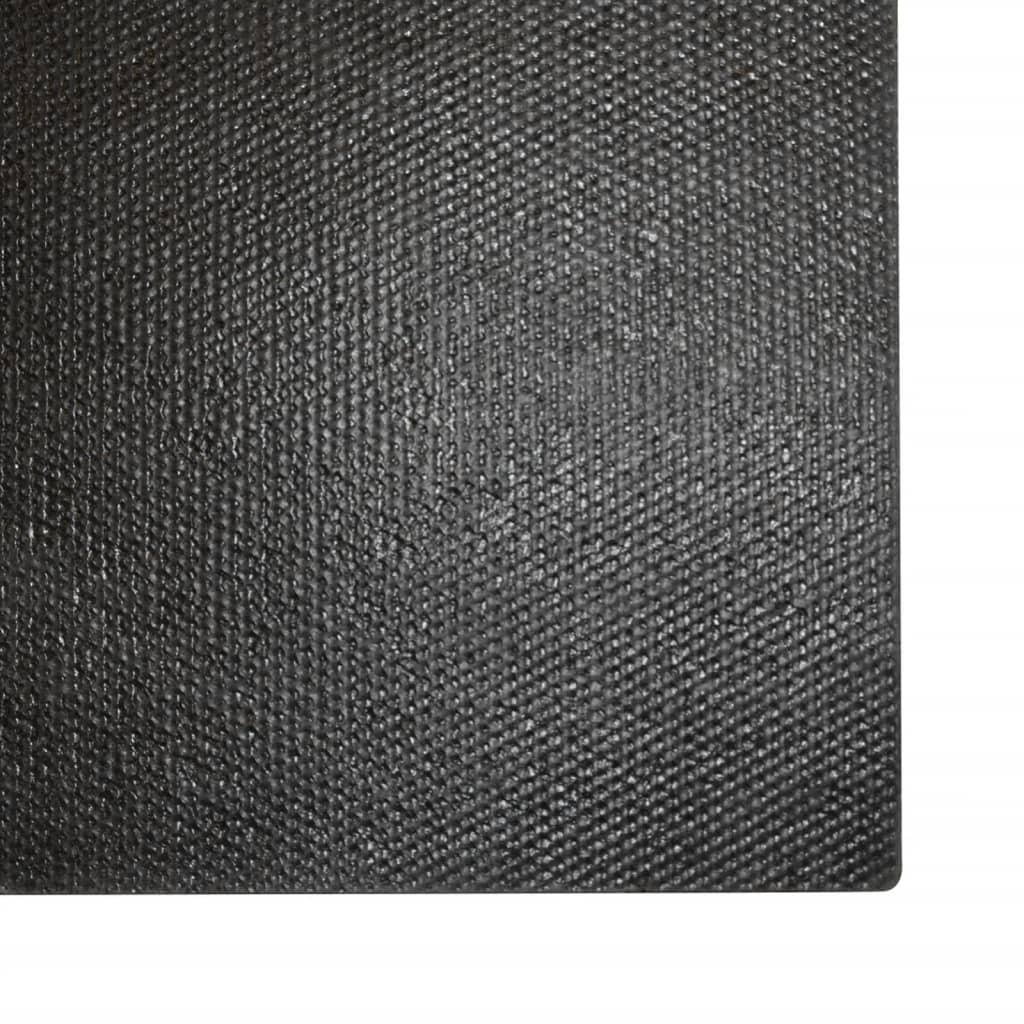 vidaXL Ovimatto musta 100x200 cm tuftattu kookos