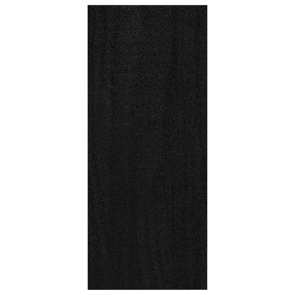 vidaXL Kirjahylly musta 40x30x71,5 cm täysi mänty