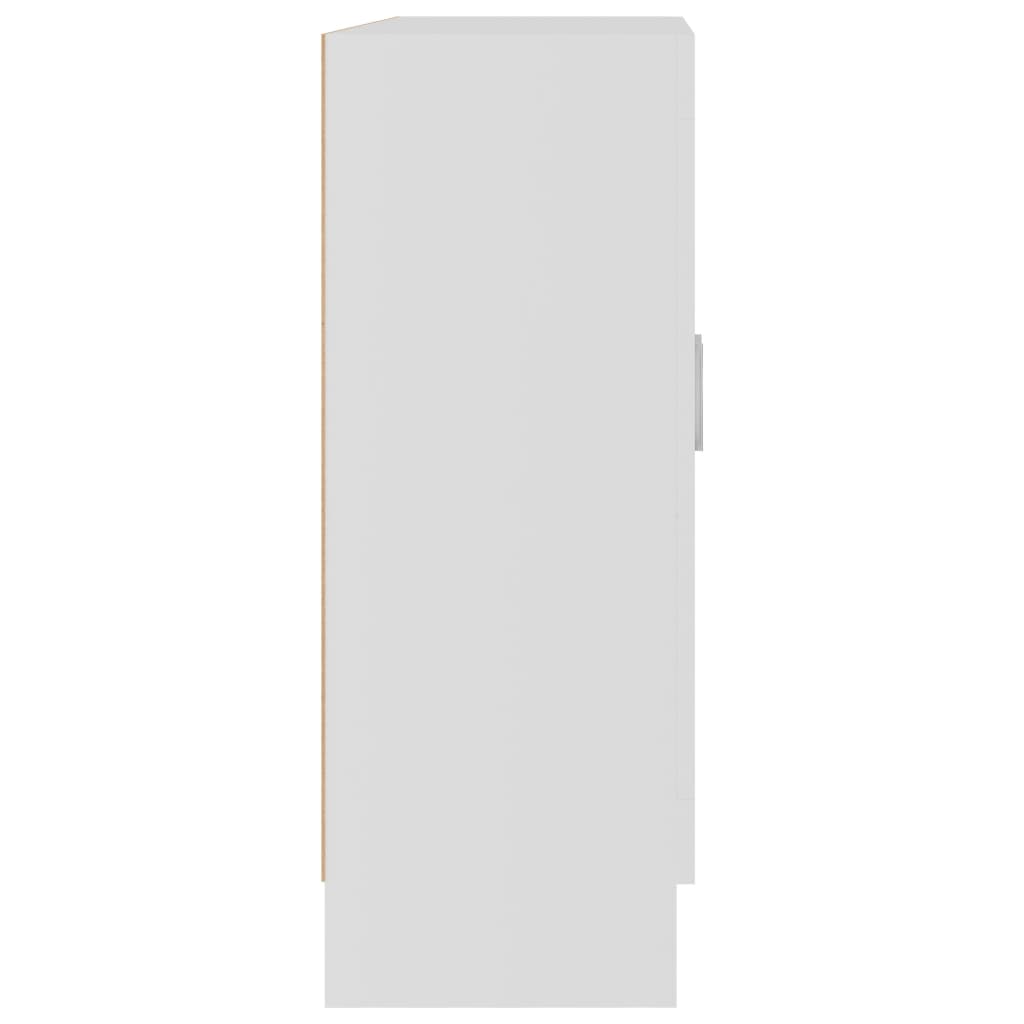vidaXL Kirjahylly valkoinen 82,5x30,5x80 cm lastulevy