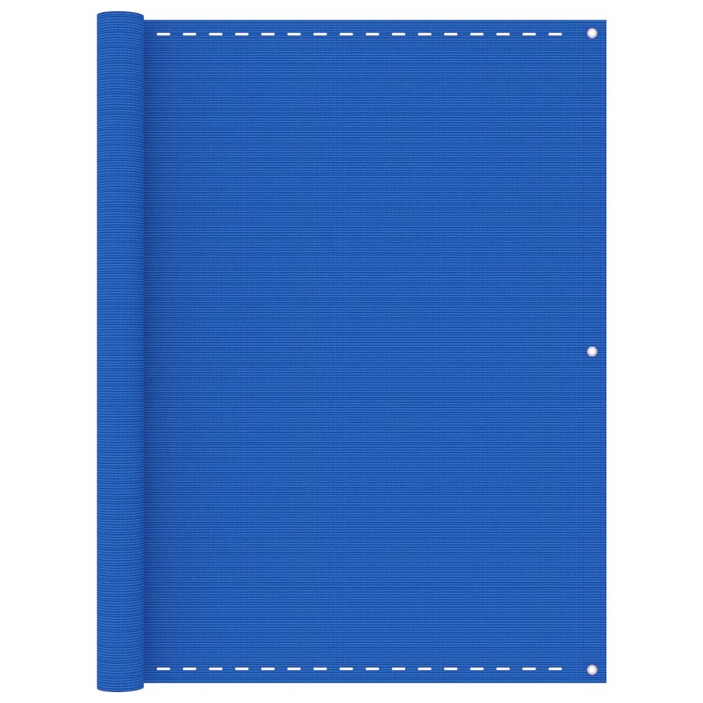 vidaXL Parvekkeen suoja sininen 120x300 cm HDPE