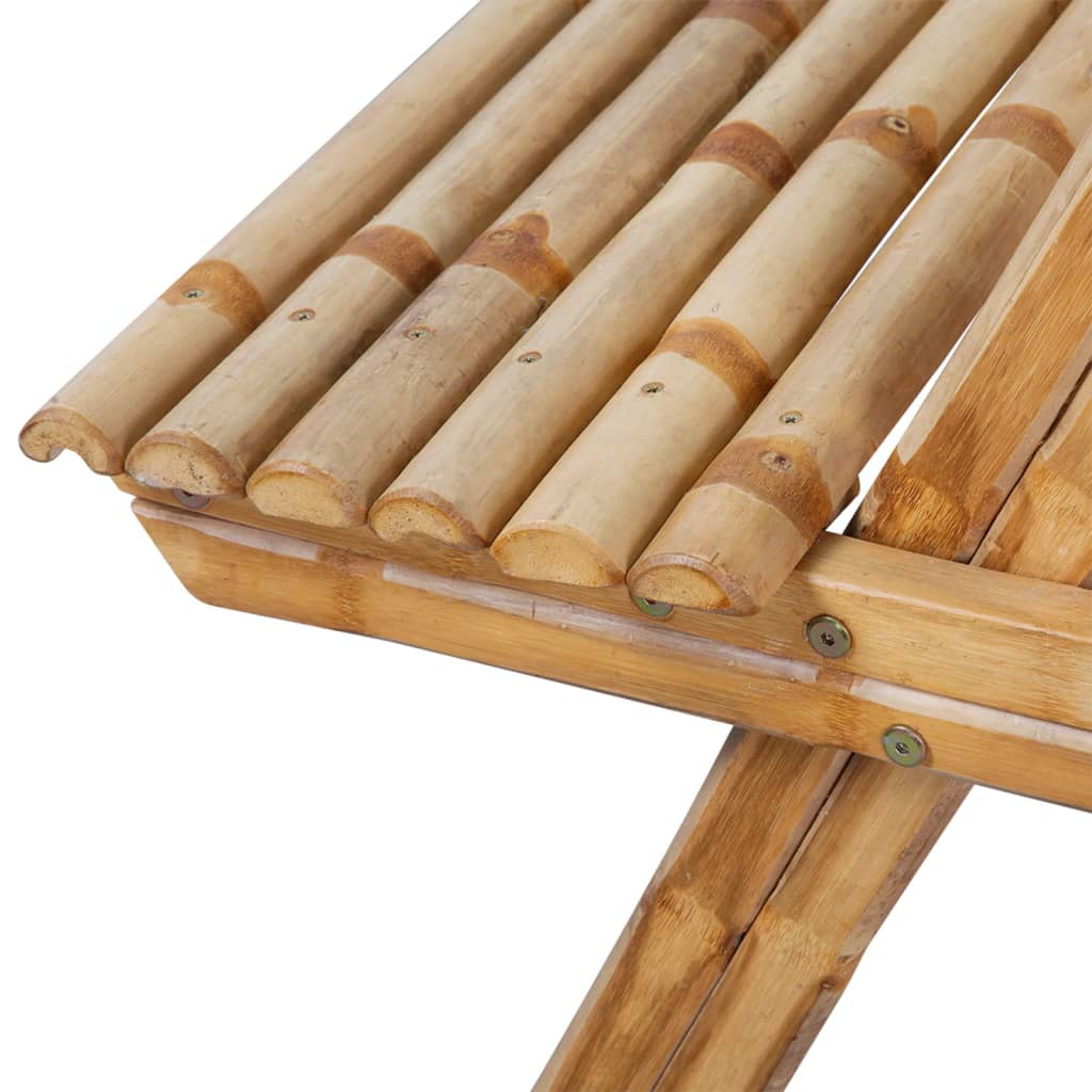 vidaXL Piknikpöytä 115x115x81 cm bambu
