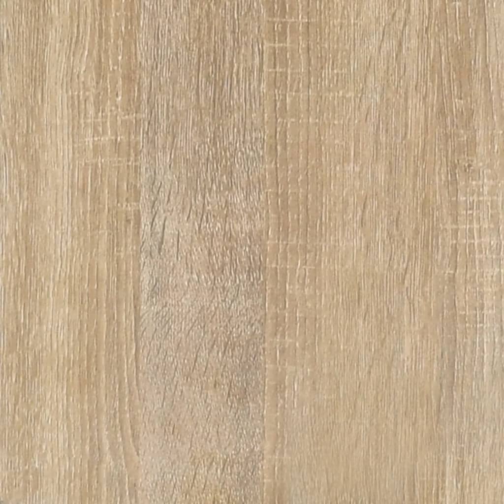 vidaXL Sohvapöytä Sonoma-tammi 60x50x36,5 cm tekninen puu