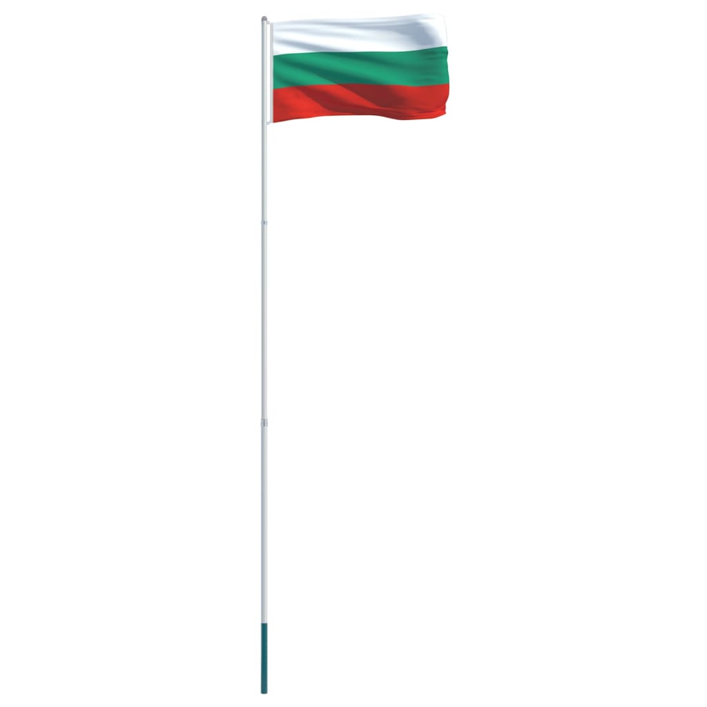 vidaXL Bulgarian lippu ja tanko alumiini 4 m