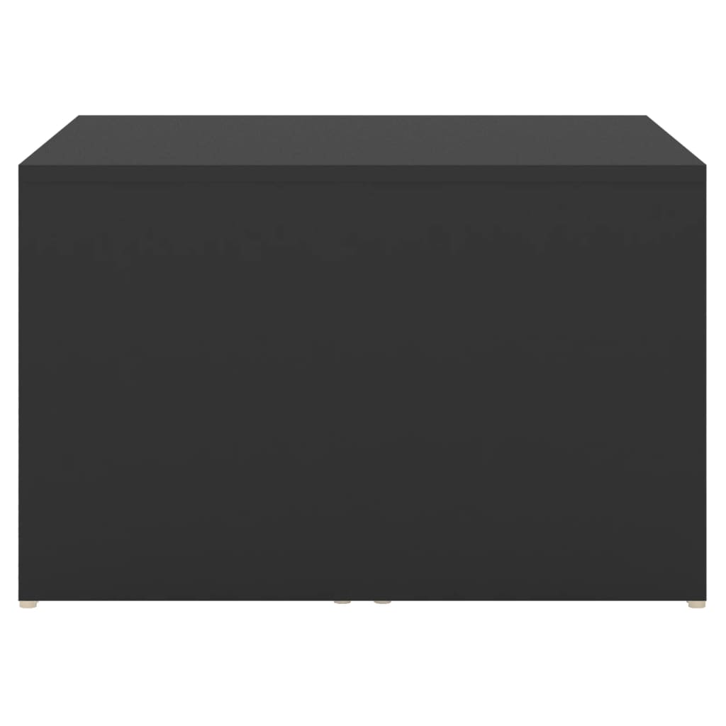 vidaXL 3-osainen sohvapöytäsarja musta 60x60x30 cm lastulevy