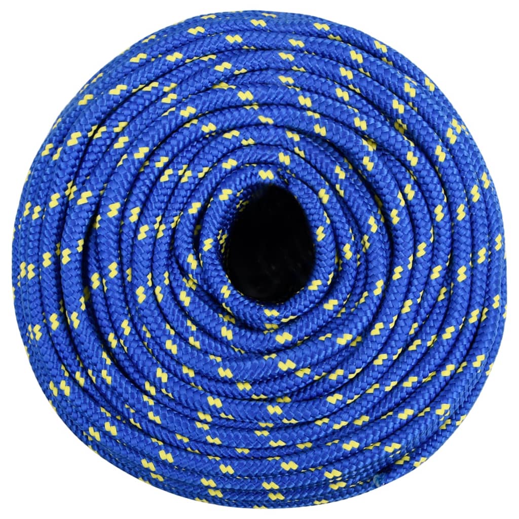 vidaXL Veneköysi sininen 10 mm 100 m polypropeeni