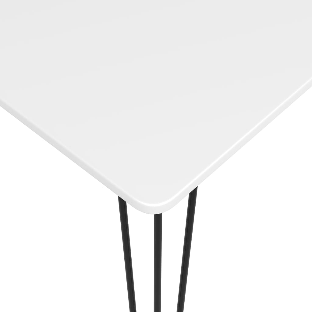 vidaXL Baaripöytä valkoinen 120x60x105 cm