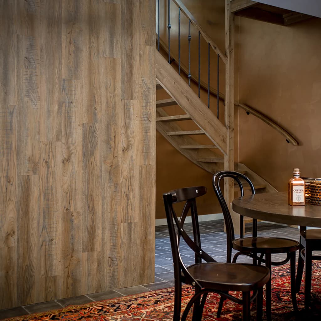 WallArt Aidon puun näköinen seinäpaneeli 30 kpl GL-WA30 vintage ruskea