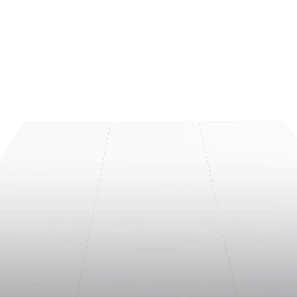 vidaXL Ruokapöytä 179x89x81 cm korkeakiilto valkoinen