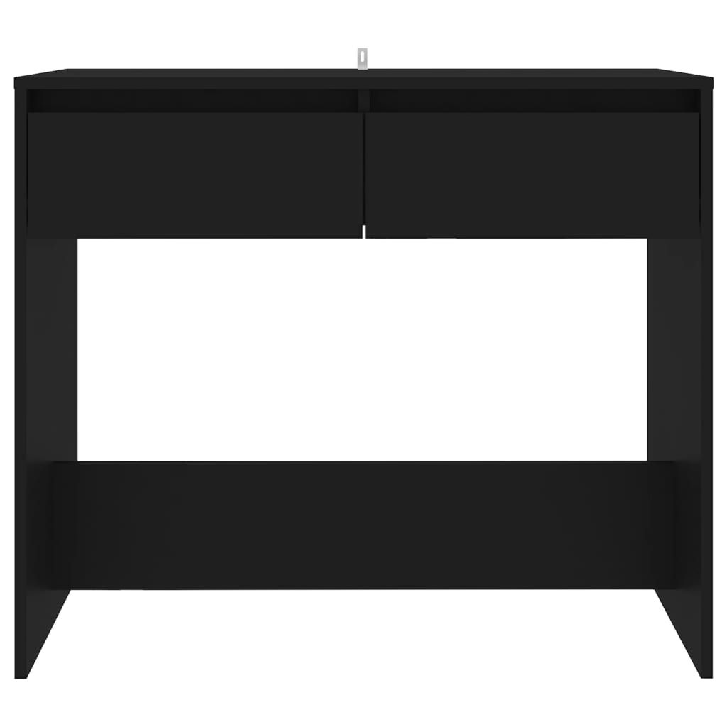 vidaXL Konsolipöytä musta 89x41x76,5 cm teräs