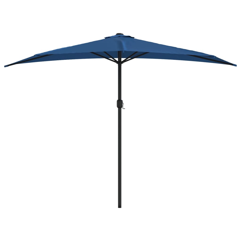 vidaXL Aurinkovarjo ulkotiloihin alumiinitanko sininen 300x155x223 cm