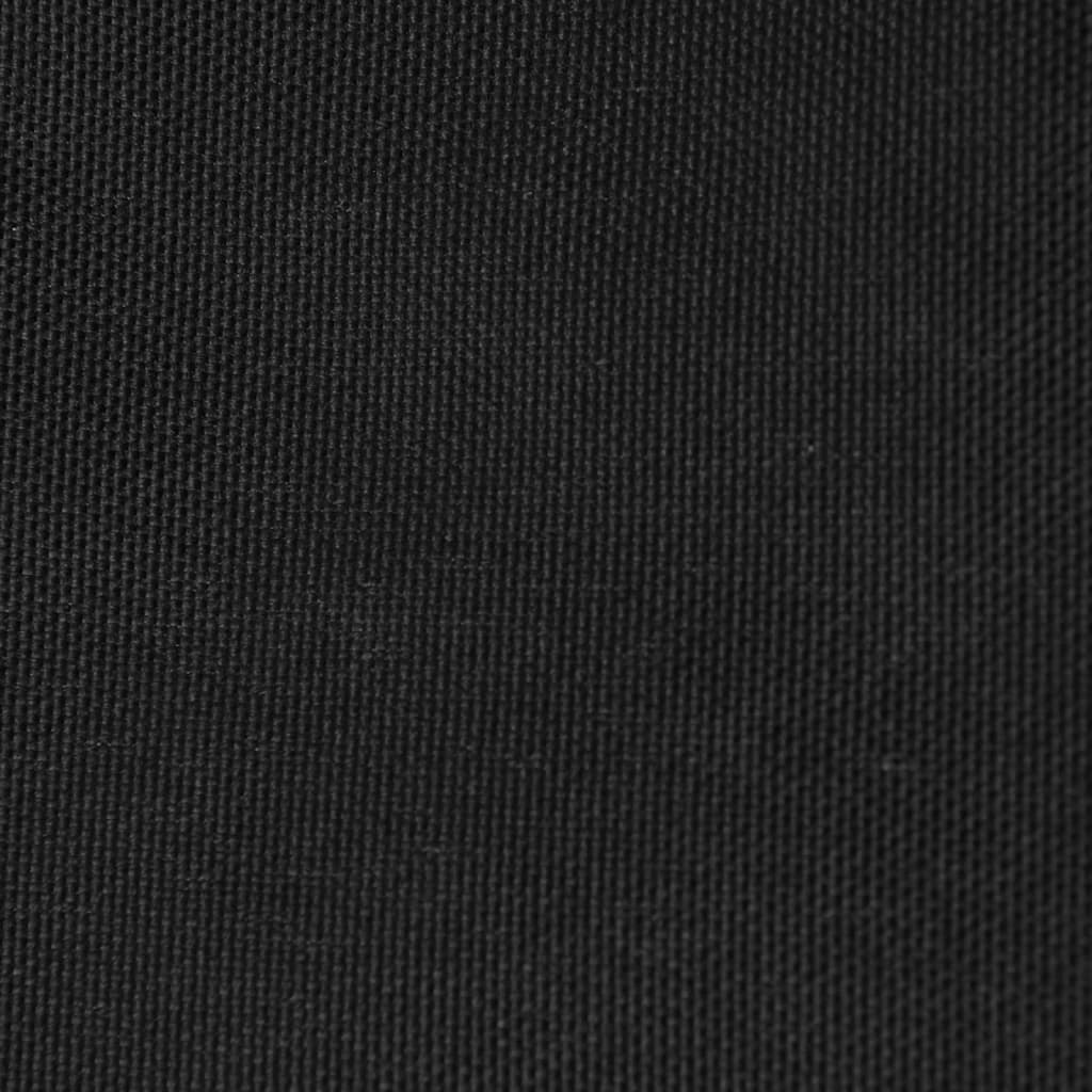 vidaXL Aurinkopurje Oxford-kangas puolisuunnikas 4/5x4 m musta
