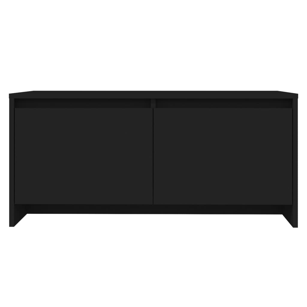 vidaXL Sohvapöytä musta 90x50x41,5 cm lastulevy