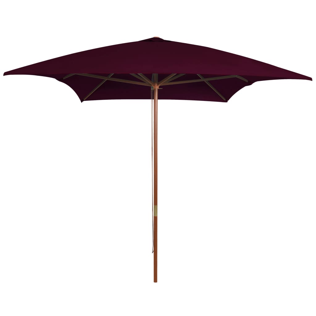 vidaXL Aurinkovarjo puurunko viininpunainen 200x300 cm
