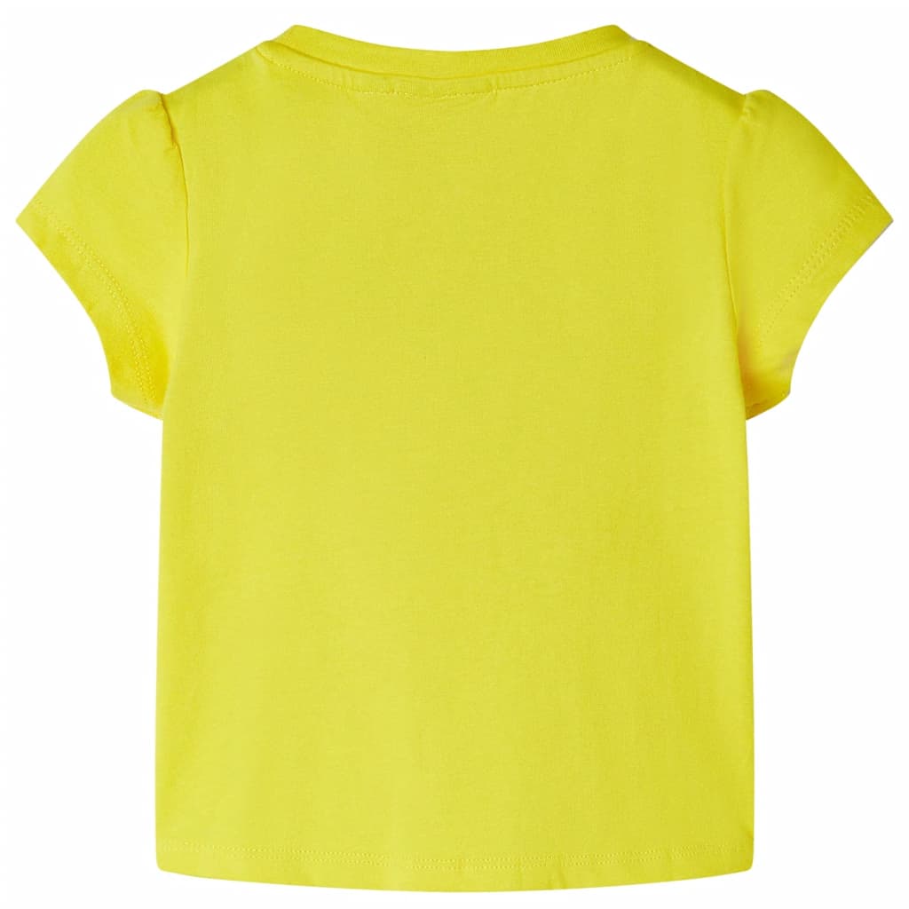 Lasten T-paita keltainen 92