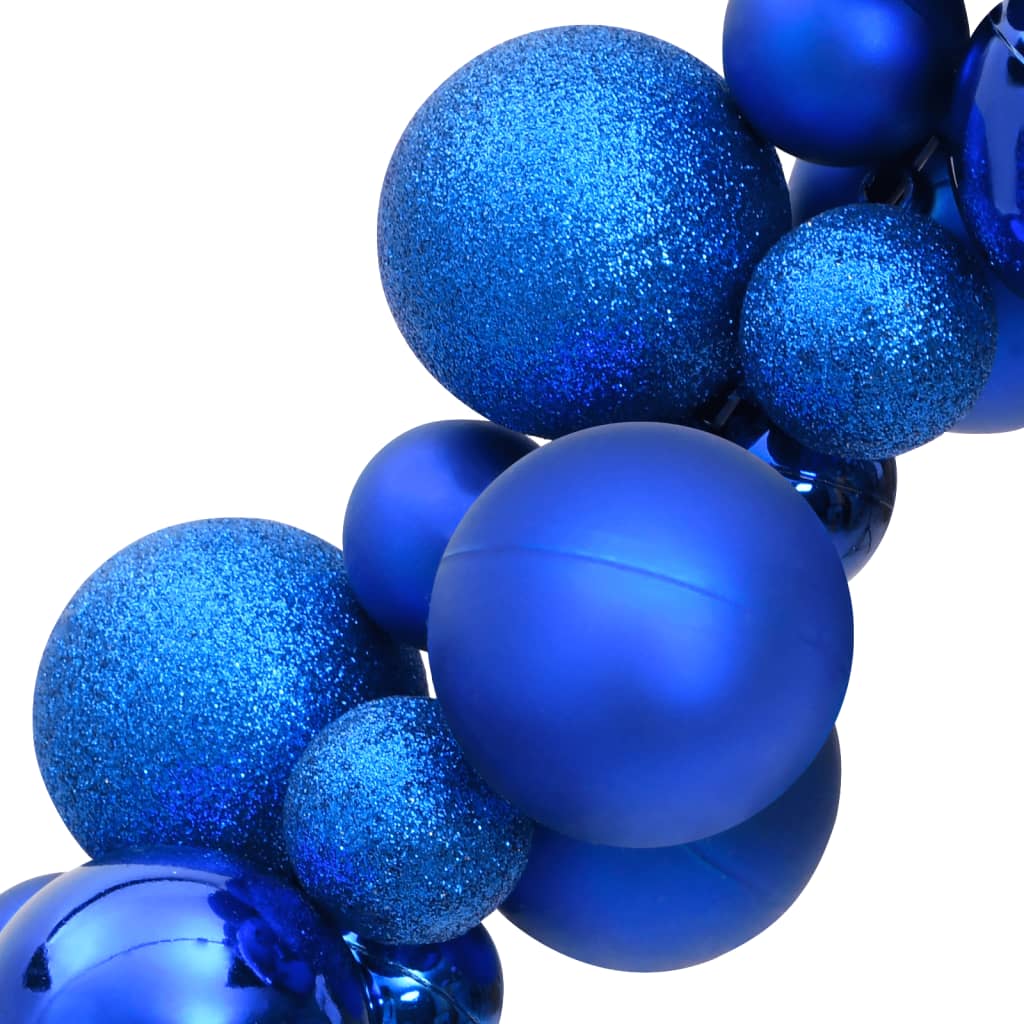 vidaXL Joulupalloköynnös sininen 175 cm polystyreeni