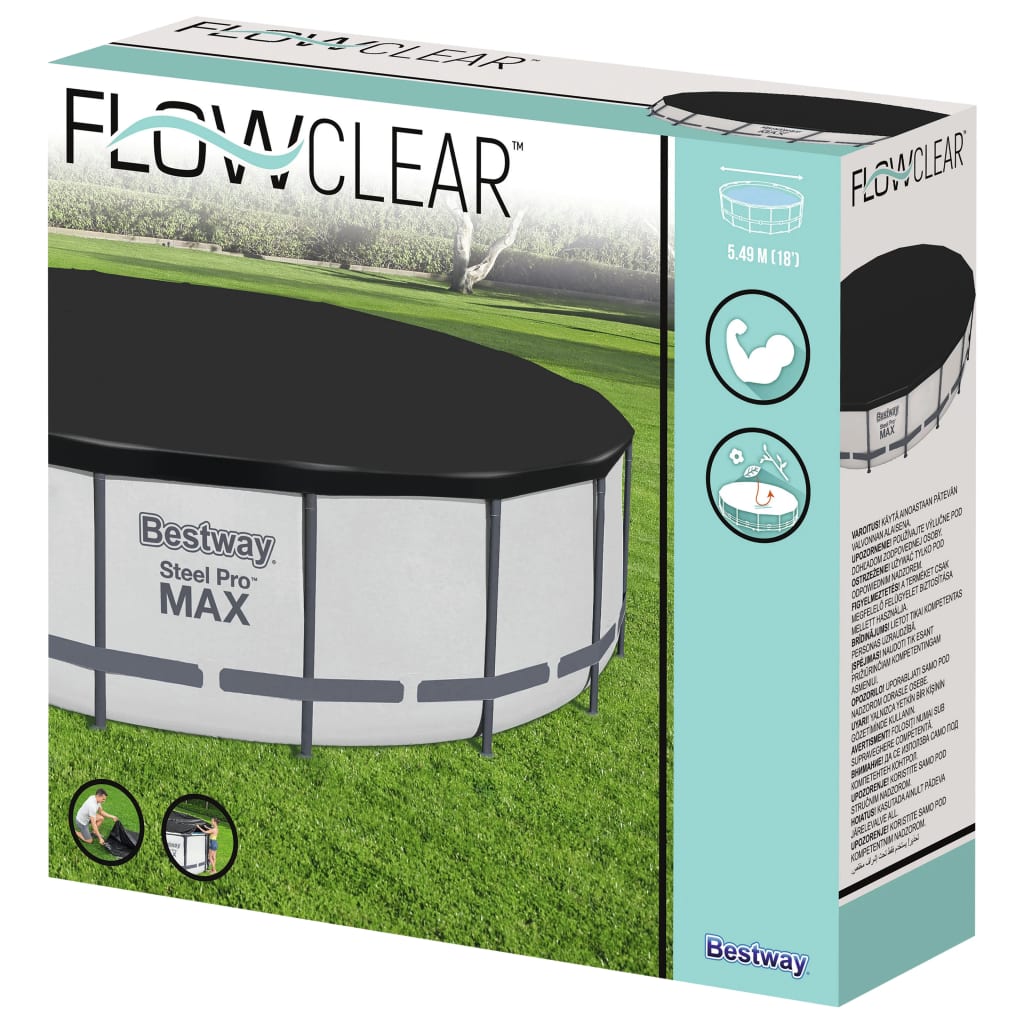 Bestway Flowclear Fast Set uima-altaan suoja 555 cm