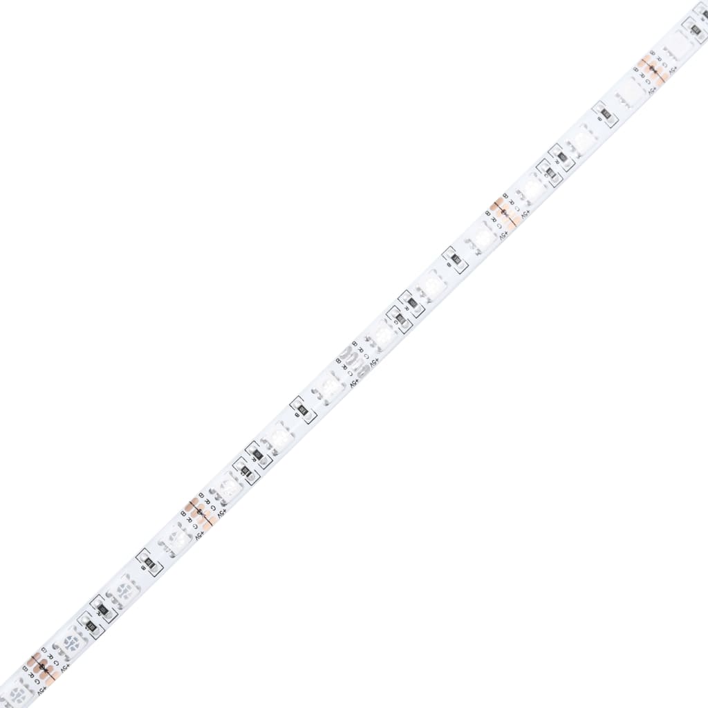 vidaXL LED-kylpyhuonepeili Sonoma-tammi 100x8,5x37 cm akryyli