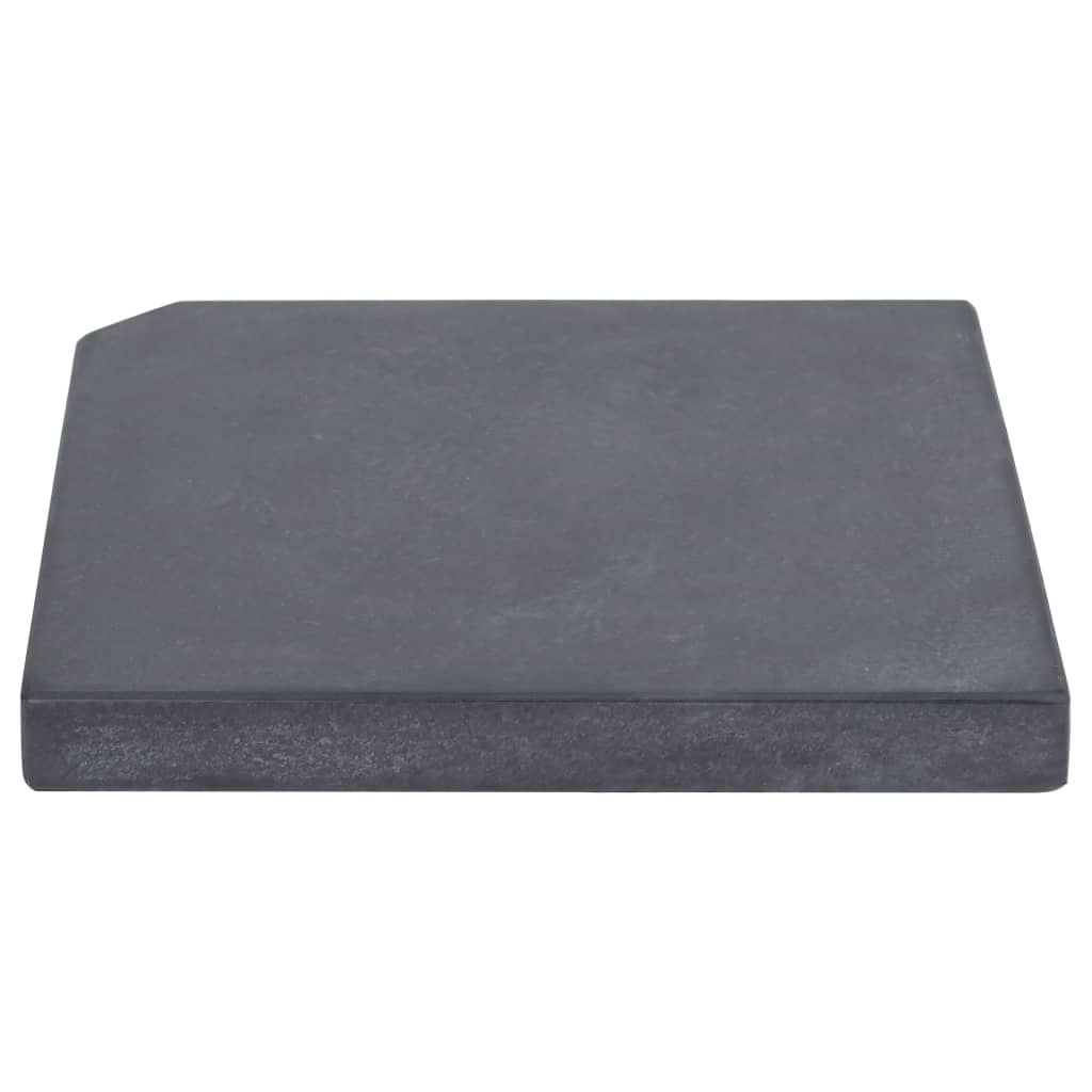 vidaXL Päivänvarjon aluspaino neliön muotoinen 25 kg musta graniitti